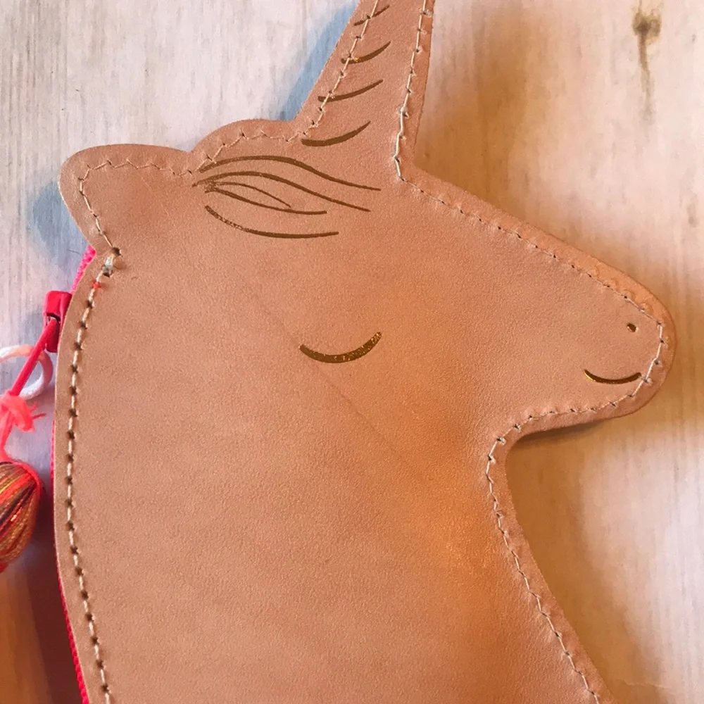 Meri Meri Leather Unicorn Purse